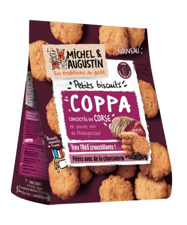 Michel Et Augustin Charcuterie Coppa Shortbreads 90g - Pack of 3