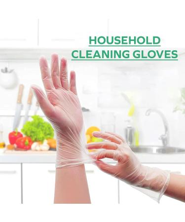 Rhino (1000 Count) Clear Vinyl Gloves Safety Work Gloves Powder-Free Latex-Free Non-Sterile Ambidextrous Safety Gloves Large - Buy Online on SooperMarket.com