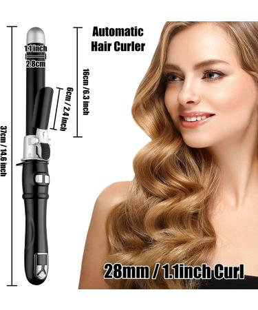 Auto Curling Iron 28mm Black - Instant Heat Hair Styling Wand - Buy Online on SooperMarket.com