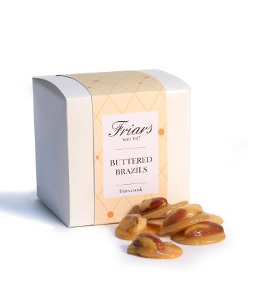 Friars Toffee Buttered Brazil Nuts - Sweet & Crunchy Buttery Brazils | Premium Toffee Covered Confectionery | Thank You Housewarming & Congratulations Gift | Suitable for Vegetarians 450g Gift Box