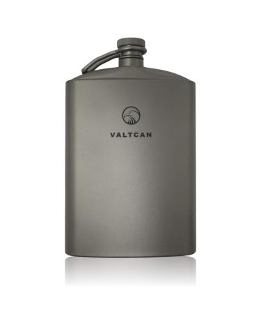Valtcan Titanium Hip Flask Canteen Military Design 260ml 8.8 oz Capacity