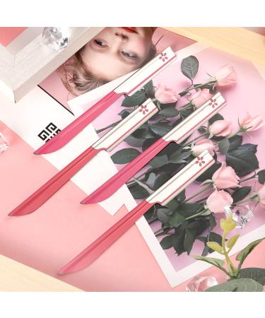 10 Pieces Eyebrow Razor for Women - Facial Shaver & Brow Shaper Trimmer Tool (Pink) - Buy Online on SooperMarket.com