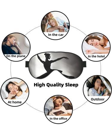 Ballerina Dance Soft Sleep Eye Mask | Breathable Eye Patch for Women | Perfect for Travel & Relaxation - Buy Online on SooperMarket.com