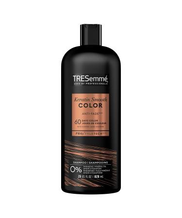 TRESemm Keratin Smooth Colour Shampoo for coloured hair Anti-Fade formulated with Pro Style Technology 828 ml Keratin Color Shampoo 828 ml (Pack of 1)