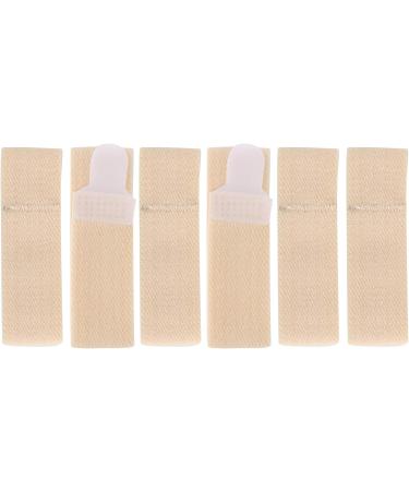 6pc Elastic Toe Wraps for Crooked Toes - Toe Corrector & Protector Bandages - Buy Online on SooperMarket.com