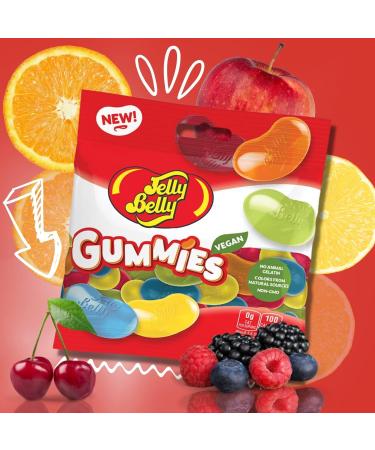 Jelly Belly Assorted Gummies & Sour Gummies Duo Pack Assorted Flavors Gourmet - Christmas & Holidays Candy - Vegan Candy Dairy Free Snacks Kosher Candy Gluten Free Bulk Candy Stocking Stuffers for Teens 113g (Pack of 2) - Buy Online on SooperMarket.com