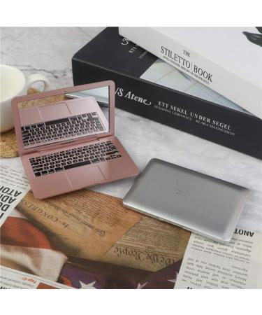 Mini Laptop Mirror Set - Portable, Clear & Cute Makeup Mirrors for Travel (2pcs) - Buy Online on SooperMarket.com