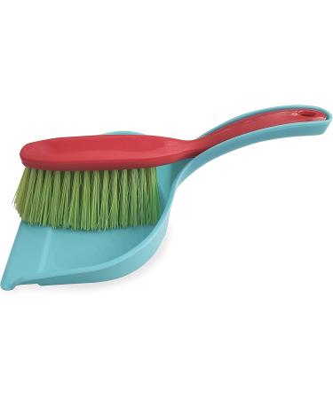 Home Essential 2 Packs - Junior Kids Mini Size (5.88'' x 10.25'') Heavy Duty Dustpan with Hand Brush for Sweeping and Cleaning of Kitchen Office Table-top Car - Buy Online on SooperMarket.com