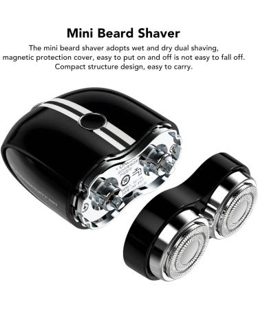 IPX7 Waterproof Mini Electric Beard Trimmer - Travel & Camping Dual Use Type C Wet/Dry Shaver - Buy Online on SooperMarket.com