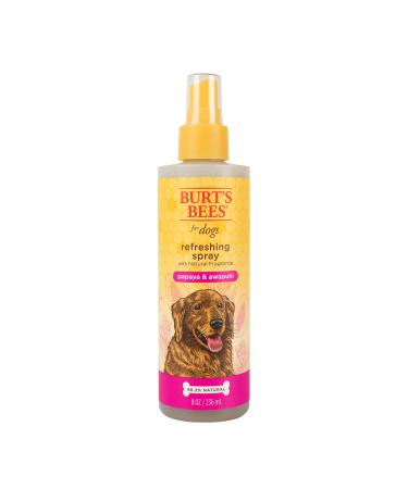 Burt's Bees for Dogs 2-in-1 Dog Shampoo and Conditioner and Dog Deodorizing Spray, Papaya & Awapuhi Dog Shampoo, Dog Conditioner, Dog Bathing Supplies, Dog Wash, Pet Shampoo Refreshing Spray - 8 oz