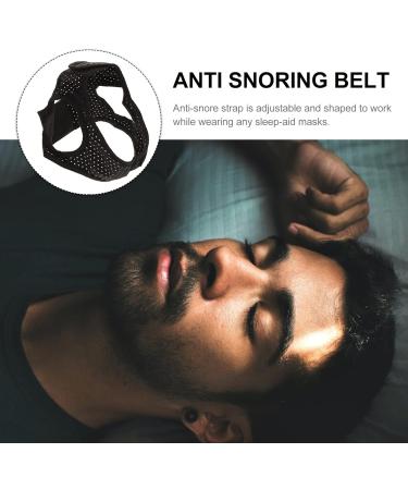 Adjustable Anti-Snoring Chin Strap for Men and Women - Stop Snoring and Improve Sleep Quality - Breathable and Adjustable Design - Black - Buy Online on SooperMarket.com
