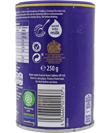 Cadburys Original Drinking Hot Chocolate 250g - Pack of 3 - Buy Online on SooperMarket.com