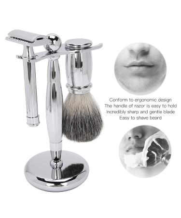 3PC Professional Razor Set - Manual Razor & Alloy Holder | Premium Shaving Essentials for Men - Buy Online on SooperMarket.com