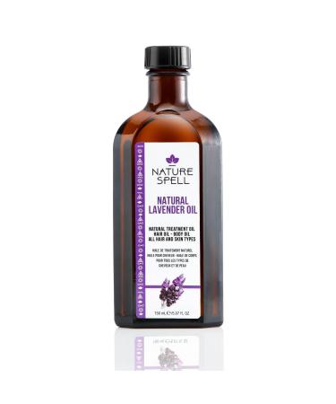 Nature Spell Lavender Oil for Hair & Skin Designed for Dandruff and Itchy Scalp Reduce Skin Irritation and Promote Restful Sleep 5.07 Fl Oz