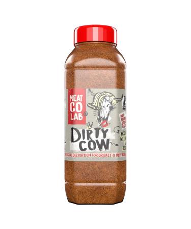 DIRTY COW BEEF BBQ RUB | Maximum Crustal Distortion & Super Bark Power | Perfect for Brisket & Beef Ribs | Fresh Coffee Javanese Sugar Chipotle & More | GLUTEN FREE | Unmatched Flavor Force | 1.2kg