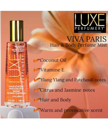 Luxe Perfumery Hair and Body Perfume Mist Viva Paris 236 ml (Pack of 1) - Buy Online on SooperMarket.com