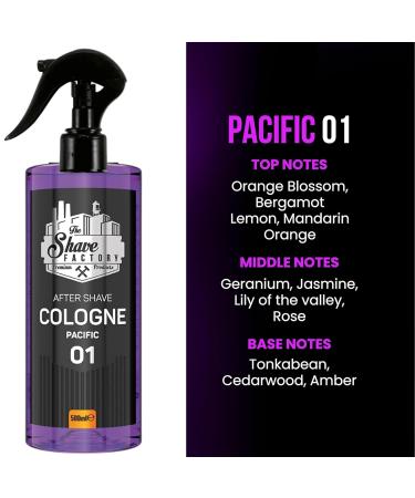 the shave factory Pump Spray After Shave Cologne - Aftershave Cologne Aftershave For Men (01 Pacific) - Buy Online on SooperMarket.com