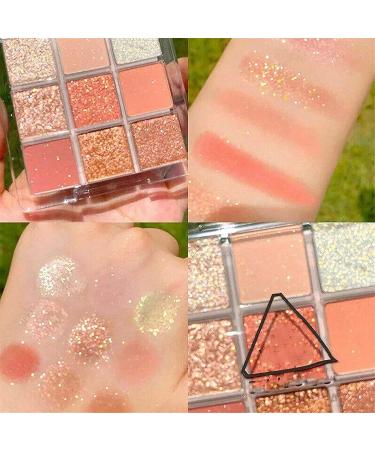 Buy Gokame Eyeshadow Palette - 9 Color Matte & Glitter Makeup Palette (Pink) | International Shipping - Buy Online on SooperMarket.com