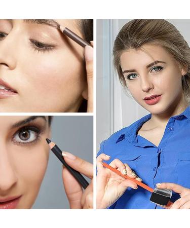 Universal Dual Eyeliner Sharpener Makeup 2 Pieces 2 Holes Dual Sharpener Eye Makeup Pencil Sharpener for Big & Small Sized Eye Pencil Sharpeners Eyebrow Pencil Sharpener Lip Liner Sharpener - Buy Online on SooperMarket.com
