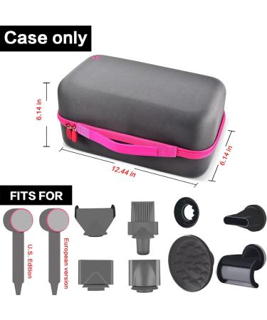 Dyson Supersonic Hair Dryer Case Holder - Fuchsia Storage Bag for Limited Gift Set Edition - Buy Online on SooperMarket.com