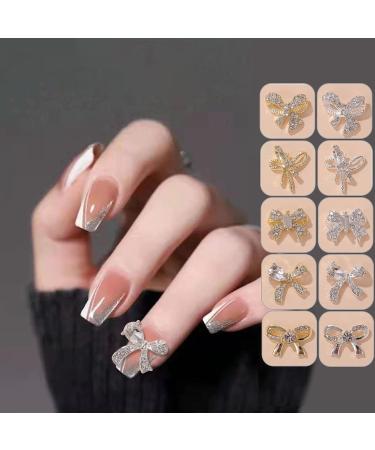 Shop SANWOOD 10pcs Nail Ornament Set DIY Glitter Varnish & Art Accessories for Stunning Manicure Designs - Buy Online on SooperMarket.com