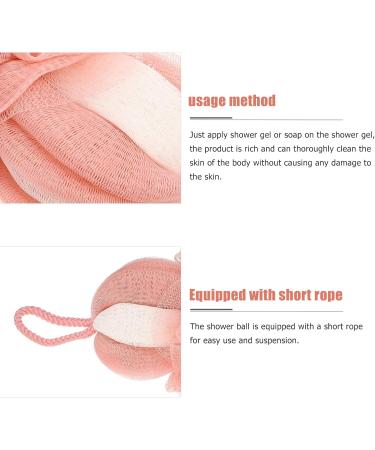 KALLORY 2Pcs Exfoliating Bath Loofah Sponge Set - Shower Scrubber & Body Scrubber for Ultimate Cleanse | International Shipping - Buy Online on SooperMarket.com