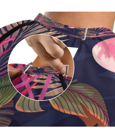 Buy Blueangle Palm Leaf Flamingo Barber Cape | Waterproof Hair Cutting Cape for Home & Salon - 55x65 Inch - Buy Online on SooperMarket.com