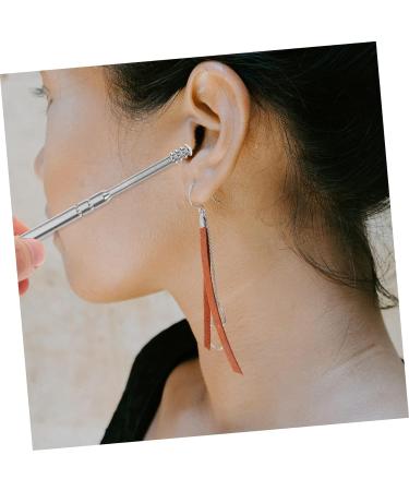 Lurrose 4 Sets Ear Pick Tool - Stainless Steel Ear Wax Removal Kit for Adults and Children - Buy Online on SooperMarket.com