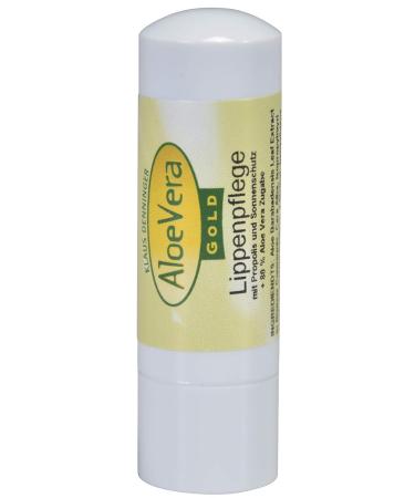Aloe Vera Gold Lip Care Stick - Pack of 5 (5 x 5 ml) | Moisturizing & Soothing Lip Balm for Dry Lips | International Shipping Available - Buy Online on SooperMarket.com