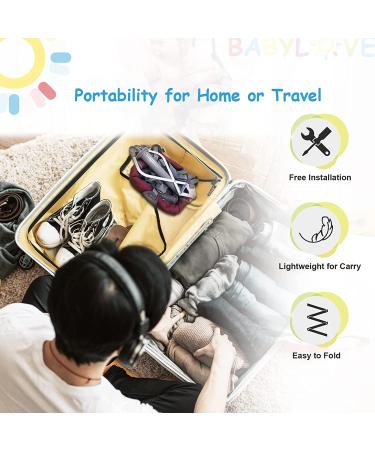 IECOPOWER Doorway Jumper - Durable Baby Bouncer & Swing with Steel Spring - Adjustable Seat Bag - Easy Installation - Ages 6 Months + (Red) - Buy Online on SooperMarket.com