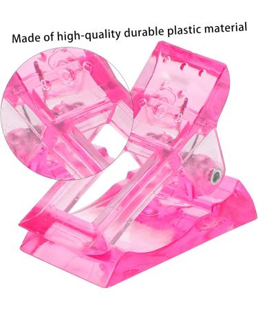 Mikinona 12pcs Nail Clip Nail Fixing Clips Nail Binder Clips Led Builder Clamps Nail Tip Fixing Clamp Nails Kits Manicure Extension Led Kit Finger Clip White Plastic Shaping Mold Clamp 4X3X2CM White - Buy Online on SooperMarket.com