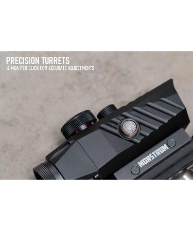 Monstrum P330-B Marksman 3X Prism Scope - Black | High-Quality Optics - Buy Online on SooperMarket.com