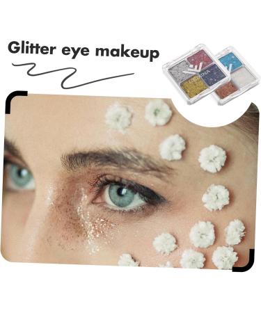 BELLIFFY 2pcs Glitter Eye Makeup Eye Glitter Makeup Glitter for Eyes Eye Shadow Palette Decorative Eyeshadow - Buy Online on SooperMarket.com