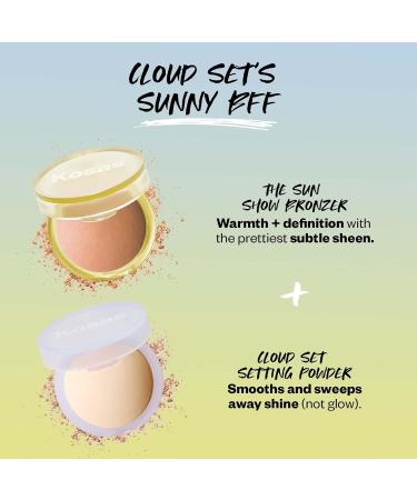 Kosas Sun Show Glowy Warmth Bronzer - Talc-Free Vegan Contouring Powder for Cheekbones & Jawline - Enriched with Fatty Acids - Ideal for Beachy Looks - Buy Online on SooperMarket.com