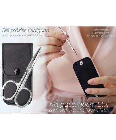 Professional Nail Scissors - Solingen Quality Curved Blade Sharp Cutting - Made in Germany with Case - Buy Online on SooperMarket.com