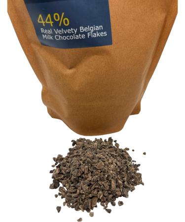 Luxury Hot Chocolate - Real 44% Belgian Milk Chocolate Flakes - 250g - Buy Online on SooperMarket.com