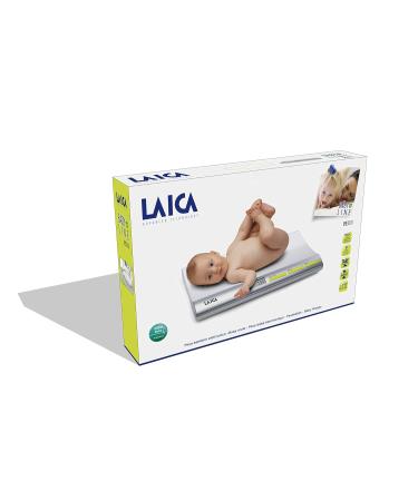 LAICA Electronic Baby Scale | Weight Lock 20g-20kg Capacity | Silver/White La166 - International Shipping Available - Buy Online on SooperMarket.com
