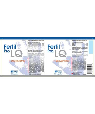 Fertil Pro LQ - Coenzyme Coq10 L-arginine + Resveratrol Antioxidants and Anti-Inflammatory Support Natural Fertility Support Supplement for Women (180 Pills - 1 Month Supply) - Buy Online on SooperMarket.com