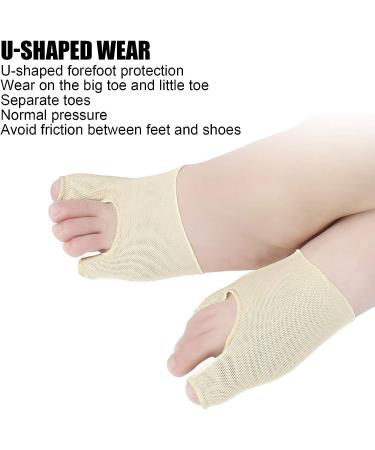 Bunion Corrector 2 Pairs - Elastic Big Toe Separators for Bunion Relief and Overlapping Toe - Hallux Valgus Sleeve Foot Care Tool (S) - Buy Online on SooperMarket.com
