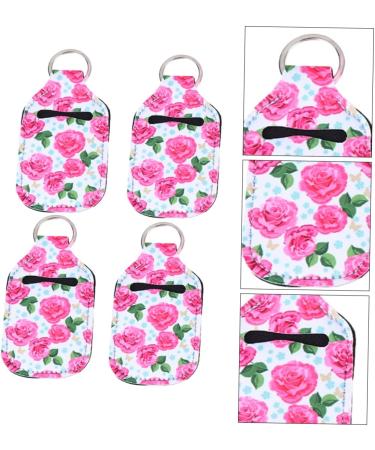PLAFOPE Mini Spray Bottle Set - Keychain Cover - Travel Chapstick Holster - Neoprene Holder - 4pcs - Buy Online on SooperMarket.com