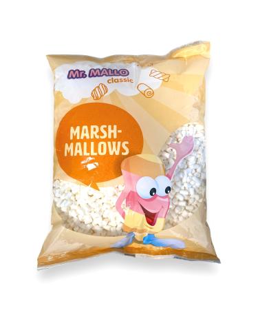 Mr. Mallo Mini Marshmallows 1000g | Foam sugar product | Marshmallows | Bulk packaging soft candy for baking decorating cocoa 1 kg