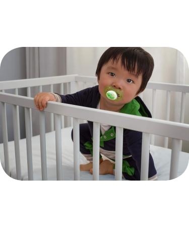 Mam Night Glow in the Dark Silicone Pacifier for Boys 6+ Months - 2-Pack | Mam Baby Products - International Shipping Available - Buy Online on SooperMarket.com