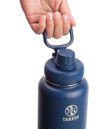 Takeya Actives 24oz Stainless Water Bottle with Insulated Spout Lid - Midnight - Buy Online on SooperMarket.com