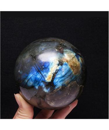 Natural Crystal Rough Natural Sphere Natural Flashy Labradorite Ball Sphere 1pc for for Decoration Gift Decoration feng Shui. (Color : 55-65mm) - Buy Online on SooperMarket.com