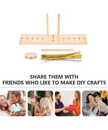 Sewroro Multitool Bow Making Set - Easy Bow Maker for Hair Bows, Corsages & Ribbon Wreaths | Fixing Device for Perfect Bowknots | Multipurpose Crafting Tool - Buy Online on SooperMarket.com