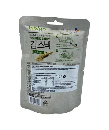 bibigo Seaweed Crisps (Original Flavor, Over Baked) 4-Pack - 20g (83kcal) - Buy Online on SooperMarket.com