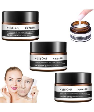 Verfons Firming Eye Cream - Verticalox Temporary Firming Eye Cream - Verfons Snake Venom Peptide Anti-wrinkle Eye Cream - Instant Remove Eye Bags Anti Puffiness Gel Dark Circles Fades Wrinkles (3)