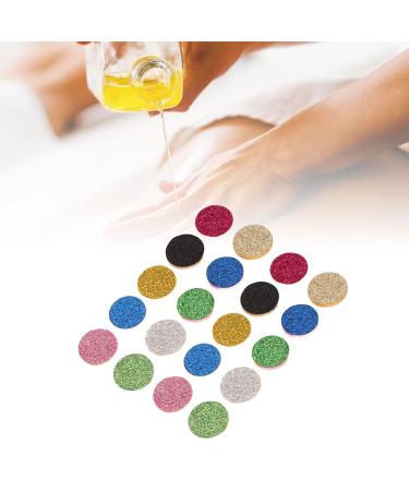 20 Pack Essential Oil Diffuser Refill Pads - 0.8 Inch Felt Replacement for Aromatherapy Necklaces Bracelets & Trailers - Buy Online on SooperMarket.com