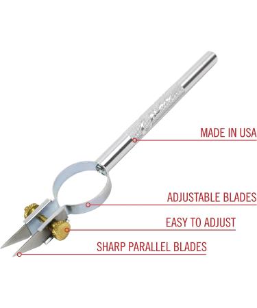 Excel Blades 30608 Dual Strip Cutter - Adjustable Width Twin Blade Knife for Paper, Clay & More - Buy Online on SooperMarket.com
