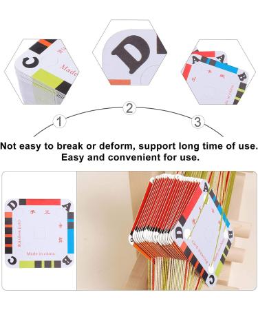 EXCEART Weaving Shuttle and 100Pcs Tablet Weaving Cards - DIY Weaving Supplies for Loom and Inkle Loom | Paper Business Cards for Weaving Accessories - Buy Online on SooperMarket.com